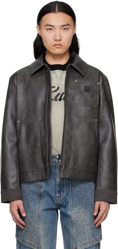 Photo: Andersson Bell Gray Carpenter Faux-Leather Jacket