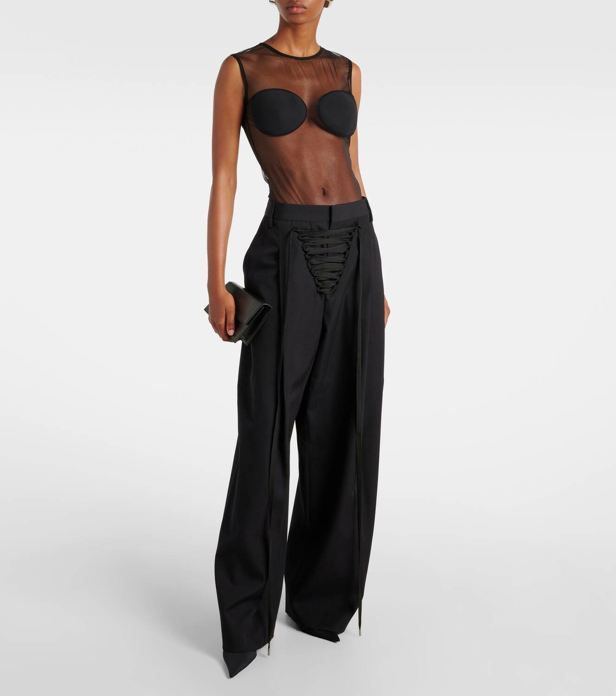 Nensi Dojaka Mesh bodysuit