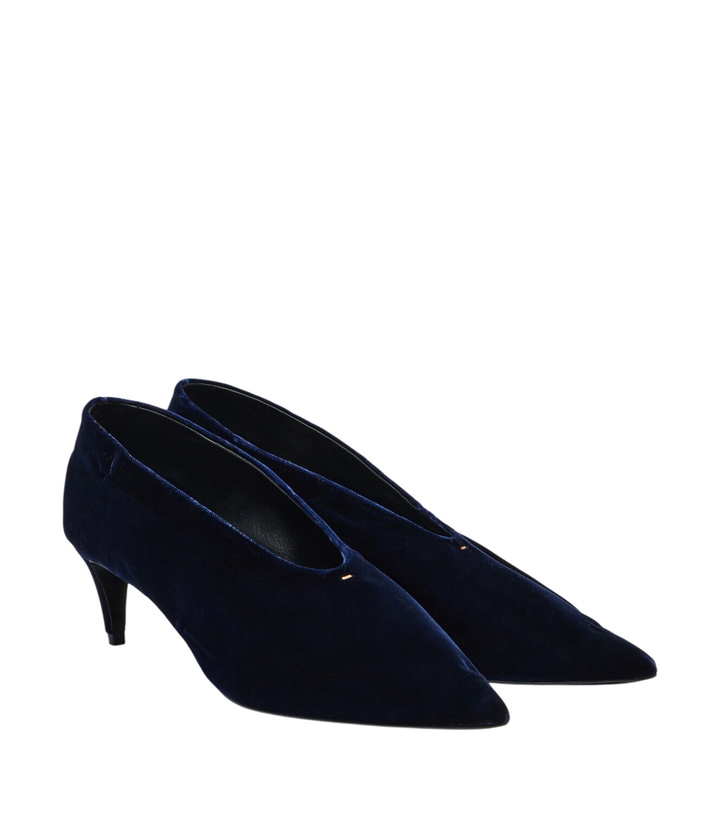 Photo: Khaite Miriam velvet pumps