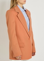 Stella Mccartney Boyfriend Wool Blazer Orange
