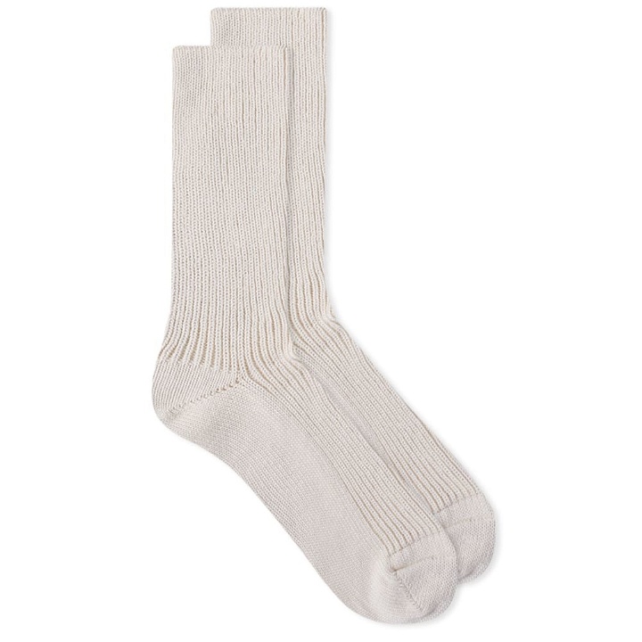 Photo: Auralee   Cotton Cashmere Chunky Sock