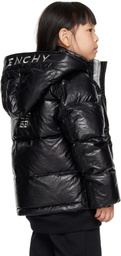 Givenchy Kids Black Puffer Down Jacket