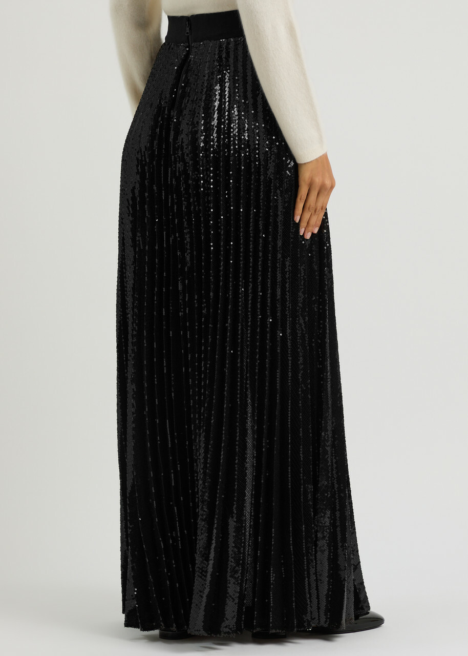 ivey pleated skirt maxi dress Buy Alice + Olivia Multicolour Ivey Pleated Maxi Dress For Women Online