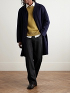 AMI PARIS - Logo-Intarsia Virgin Wool Sweater - Yellow
