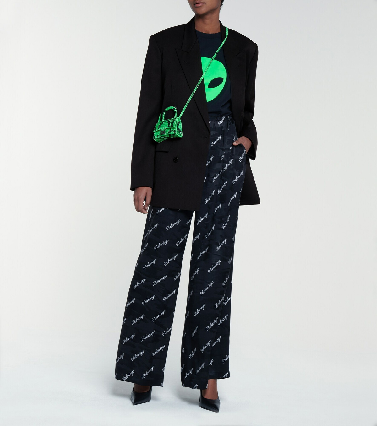 Balenciaga - Double-breasted stretch-wool blazer