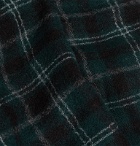 Officine Generale - Checked Wool Scarf - Green