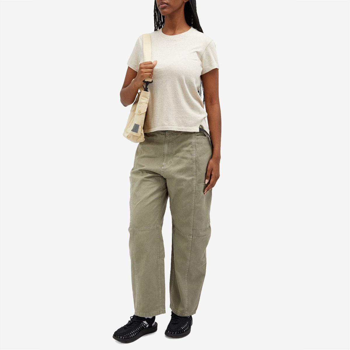 Gramicci Women's Voyager Pant in Pigment Sage Green