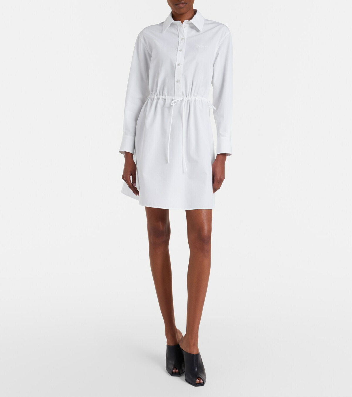 McQueen Cotton poplin shirt dress