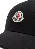 Moncler Logo-appliquéd Twill cap - Black - One Size