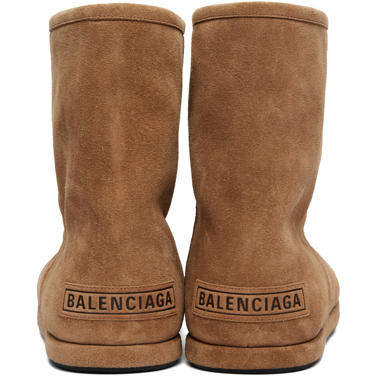 Balenciaga Brown Alaska Soft Boots