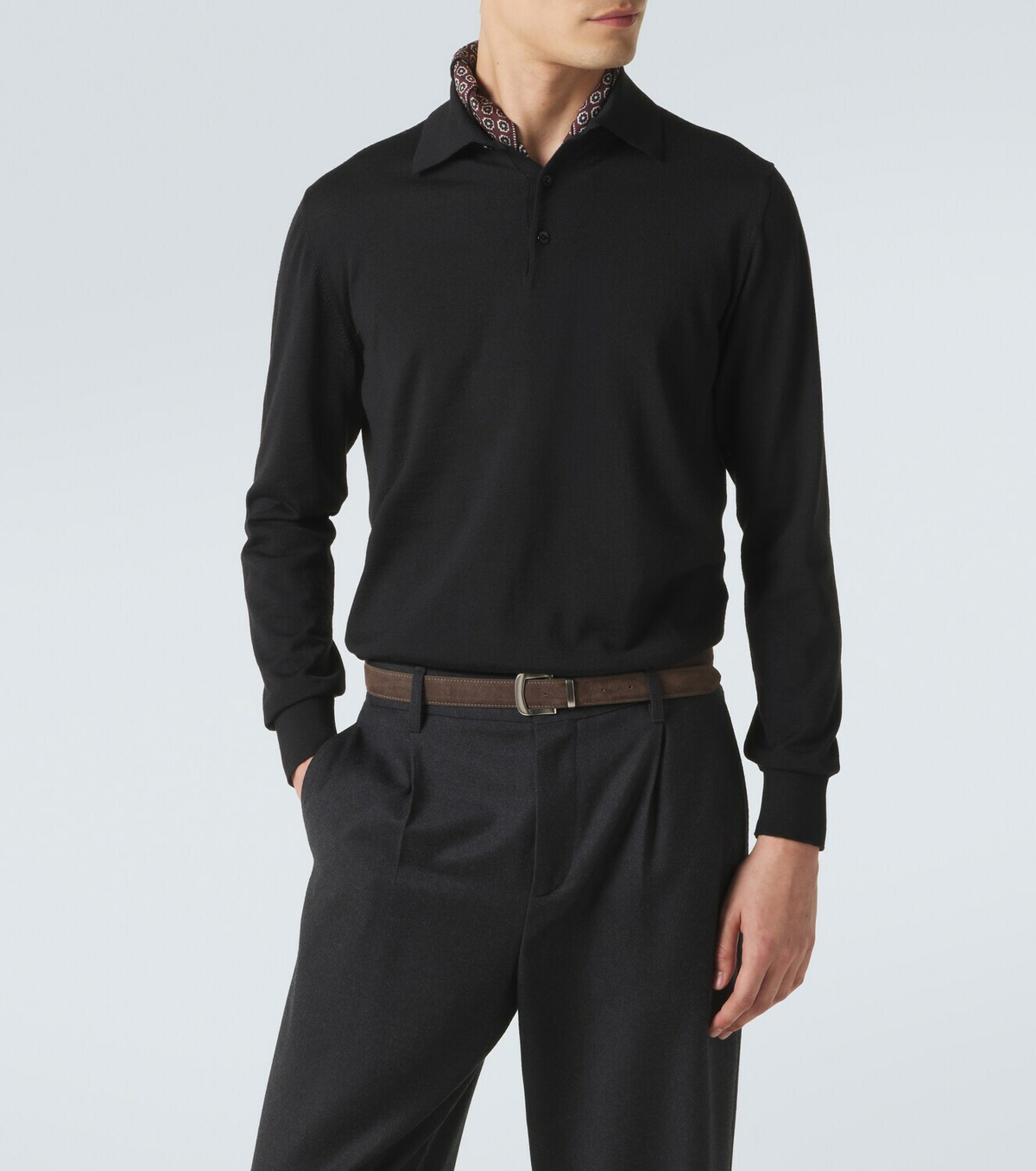 Agnona Wool polo sweater