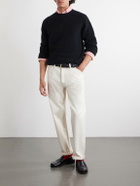 Drake's - Brushed-Wool Sweater - Black