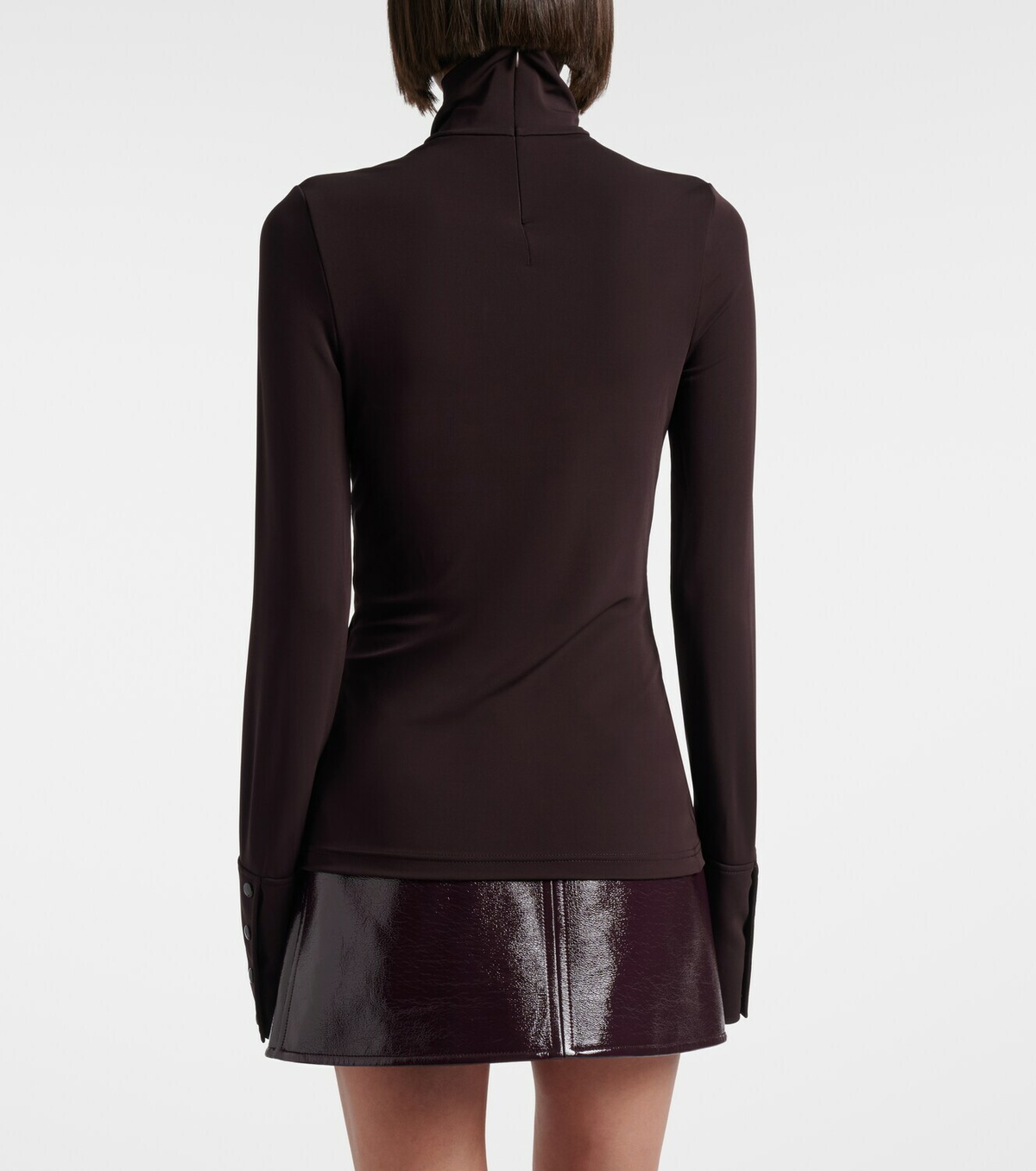 Courrèges Jersey turtleneck sweater