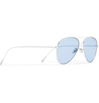 Cutler and Gross - Aviator-Style Silver-Tone Sunglasses - Men - Blue