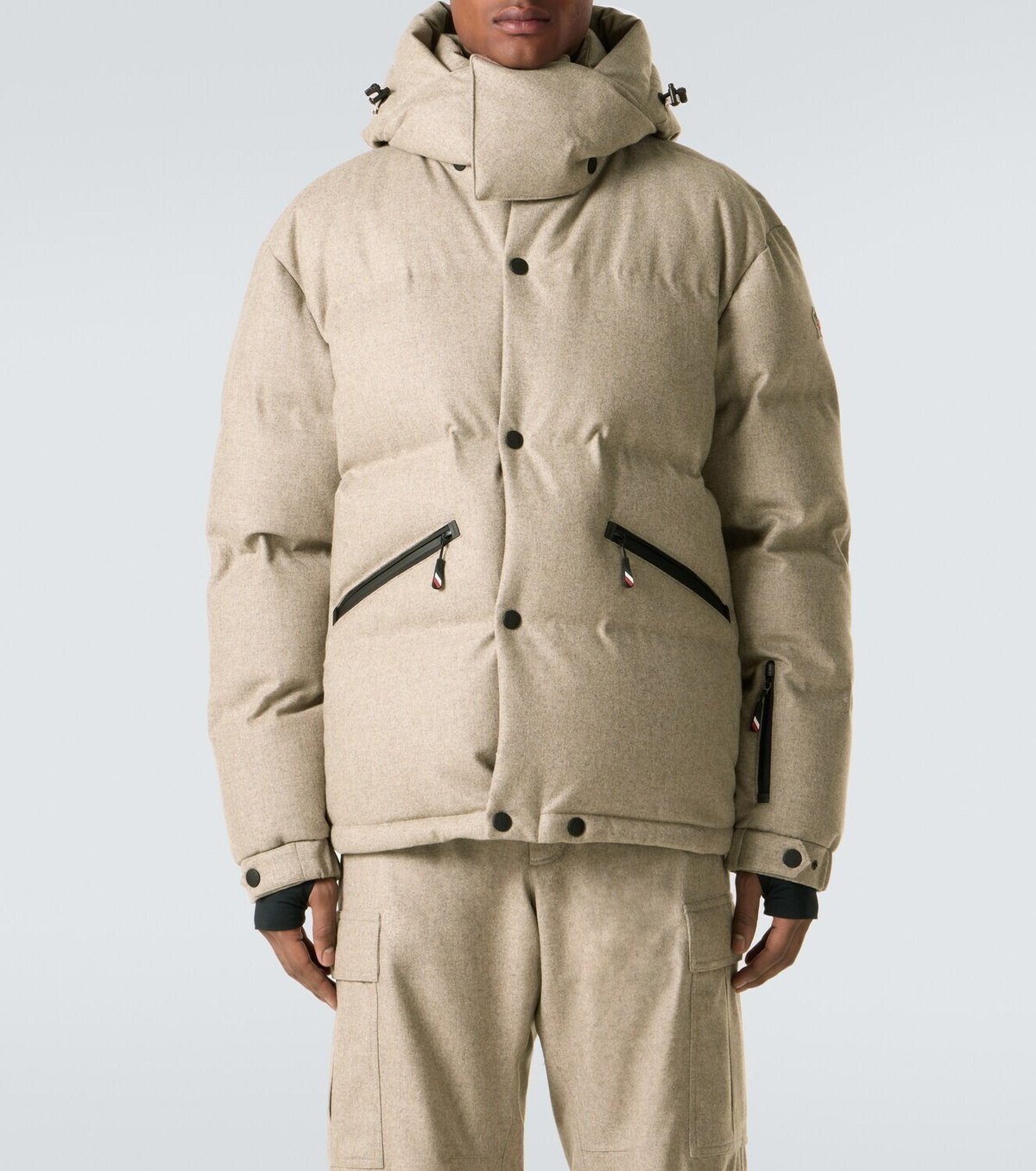 Moncler Grenoble Krun virgin wool down ski jacket