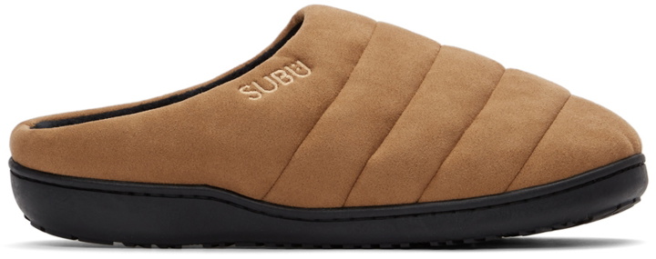 Photo: SUBU SSENSE Exclusive Brown Quilted Slippers