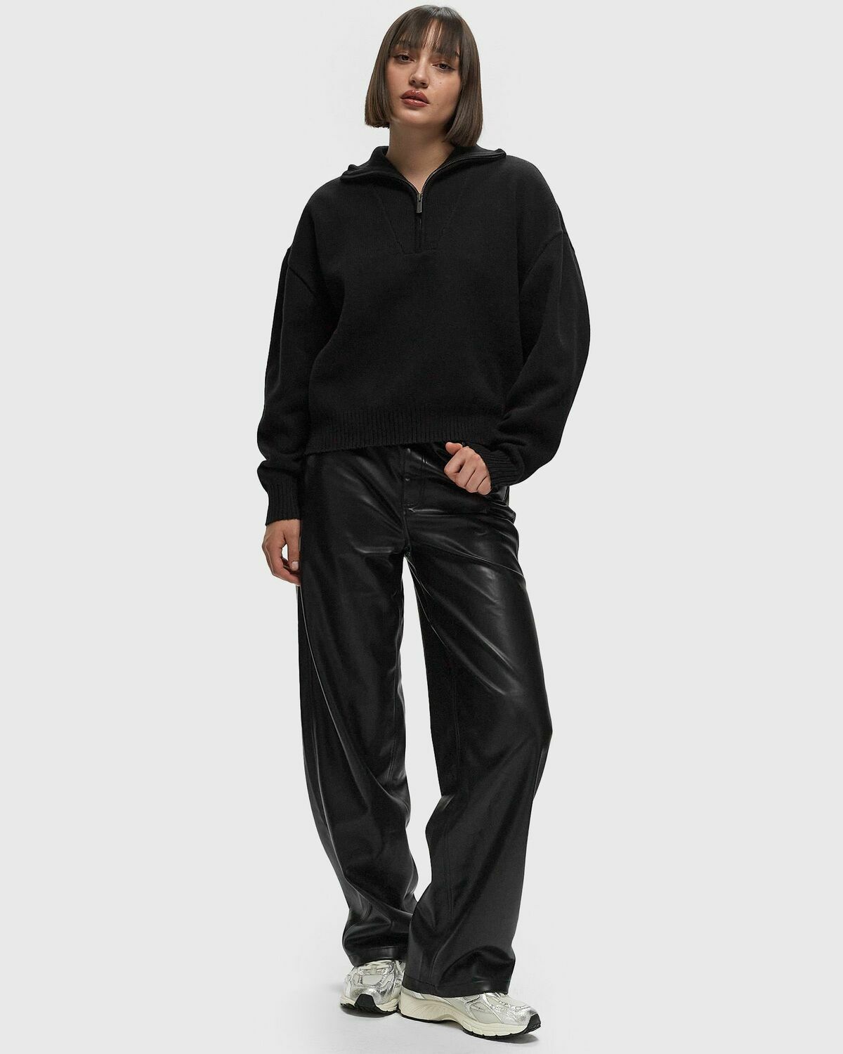 Dickies  East Helena 1/4 Zip Sweat Black Half Zips