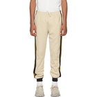 Gucci Beige Striped Lounge Pants