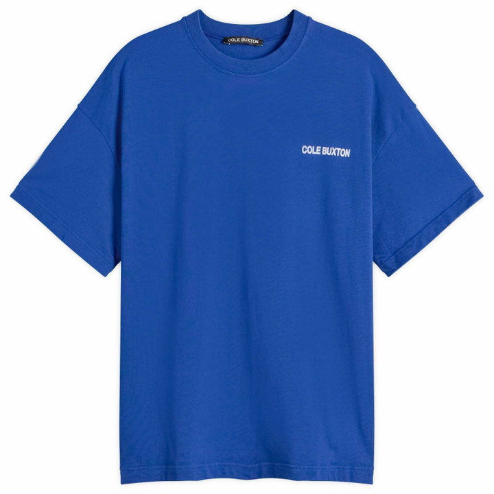 Photo: Cole Buxton Men's CB Sportswear T-Shirt in Cobalt Blue