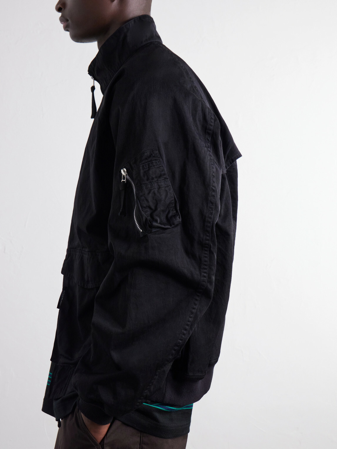 COMME DES GARÇONS HOMME - Twill Bomber Jacket - Black
