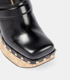 Dorothee Schumacher Cork Contrast leather clogs