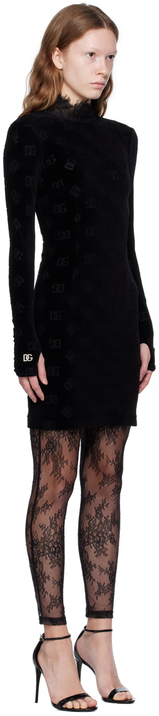 chinese dress ladies Dolce & Gabbana Crystal Embellished Lace Dress