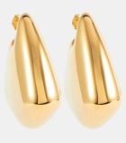 Bottega Veneta Fin Large 18kt gold-plated sterling silver earrings