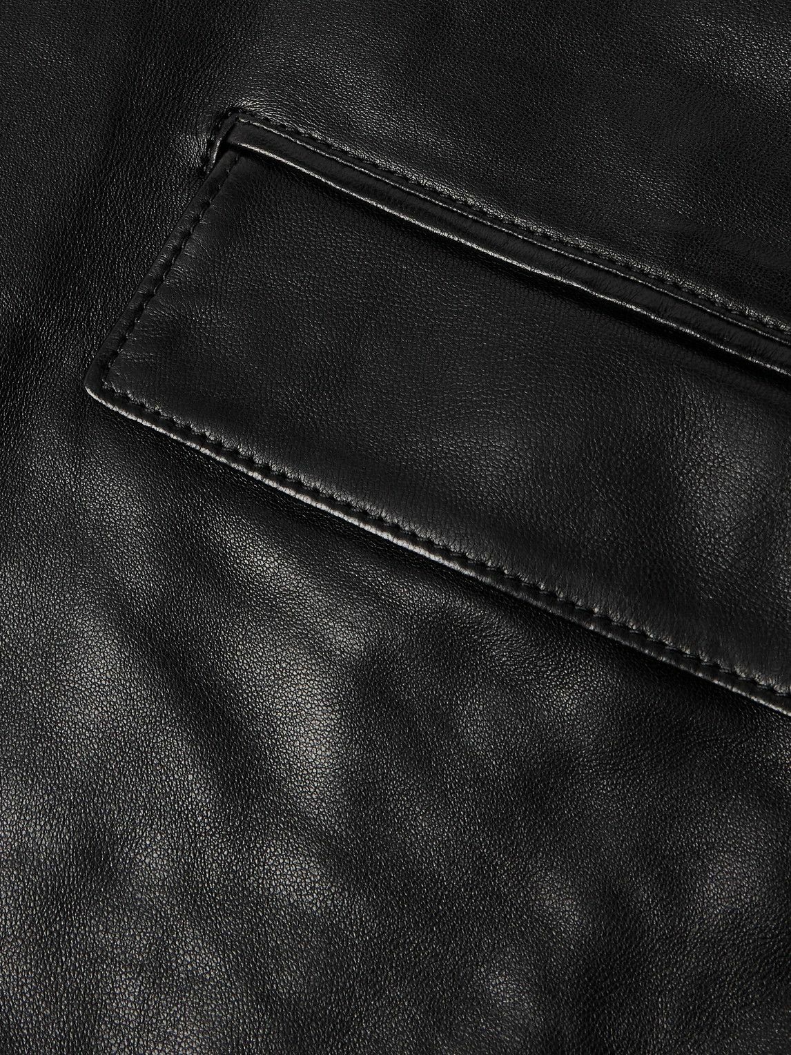 LEMAIRE - Leather Jacket - Black Lemaire