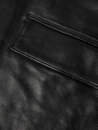 LEMAIRE - Leather Jacket - Black