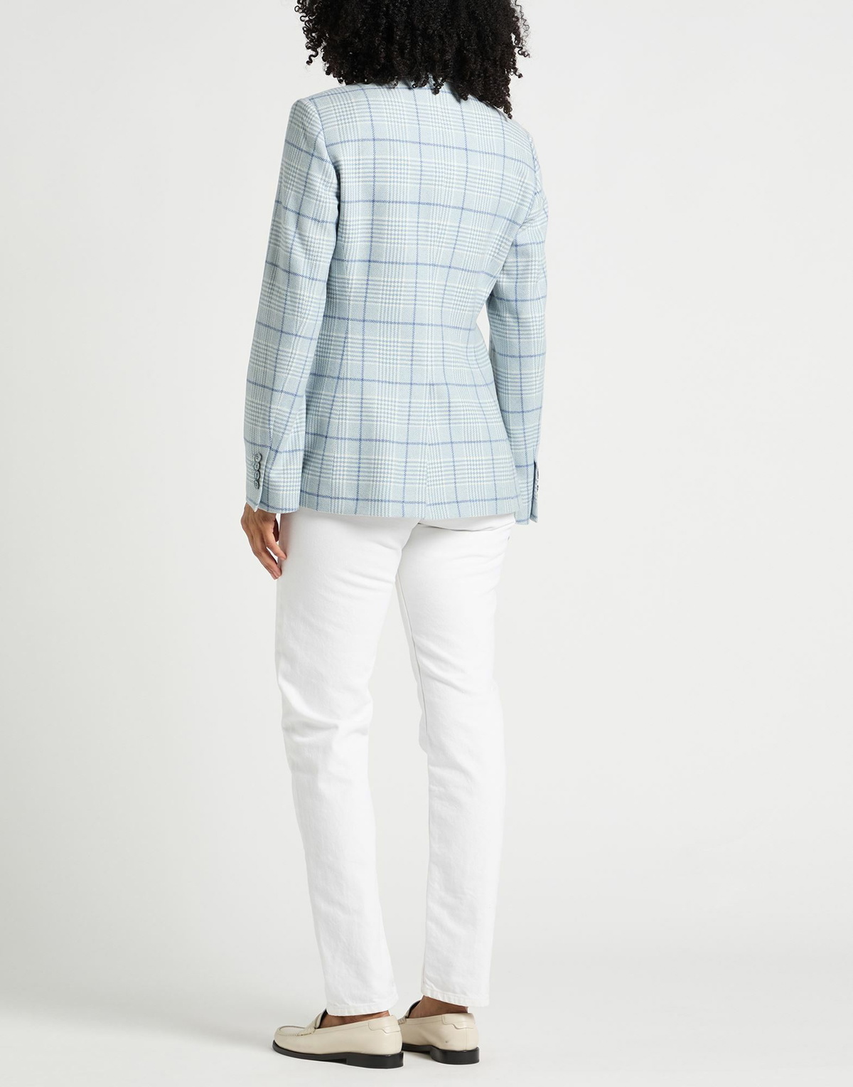 Kiton Womens Blazer Sky in Blue