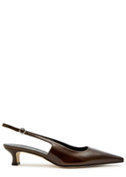 Aeyde Catrina 35 Patent Leather Slingback Pumps