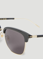 Gucci - Rectangular Sunglasses in Gold