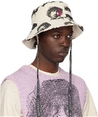 JW Anderson Off-White Rembrandt Asymmetrical Bucket Hat