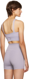 HÉROS Gray 'The Crop' Top