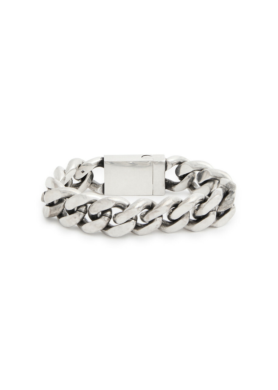 Saint Laurent Collier Chunky Chain Bracelet Silver