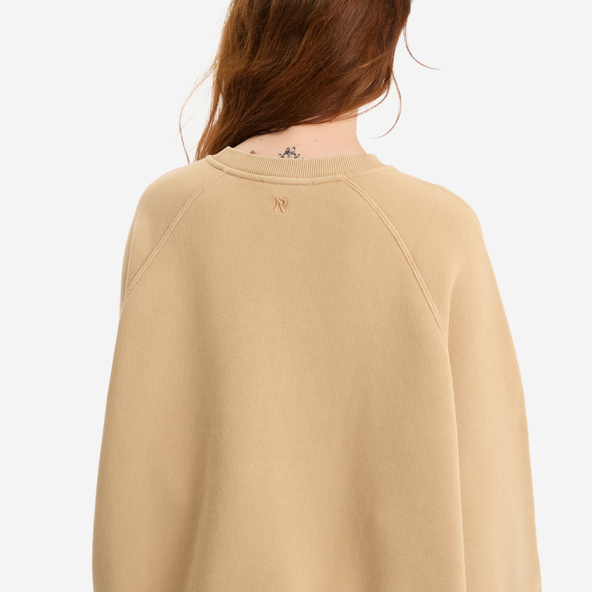 Represent Women's Initial V Notch Sweatshirt in Iced Coffee