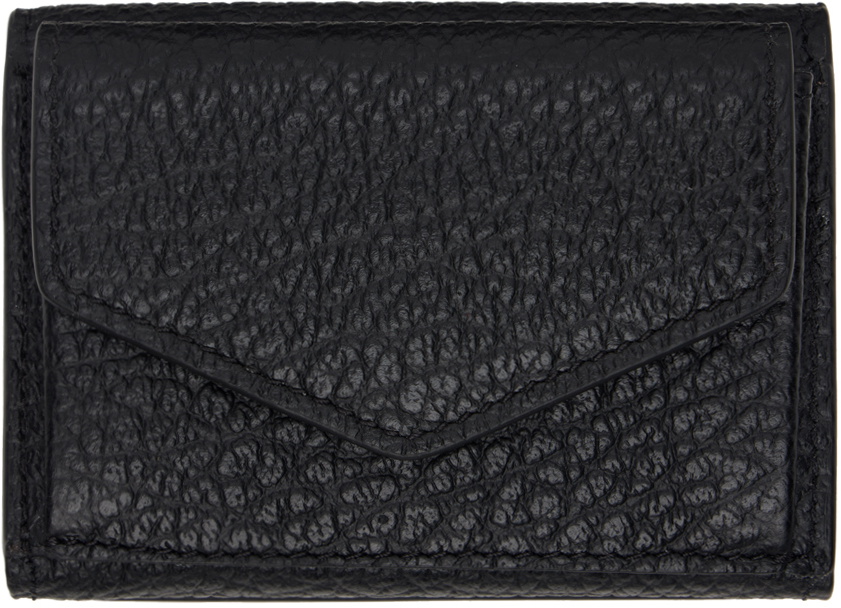 Maison Margiela Black Four Stitches Pocket Wallet Maison