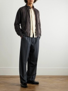 Baracuta - G9 Suede Harrington Jacket - Gray