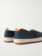 Mulo - Suede Espadrilles - Blue