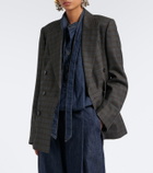 Dries Van Noten Checked double-breasted wool blazer