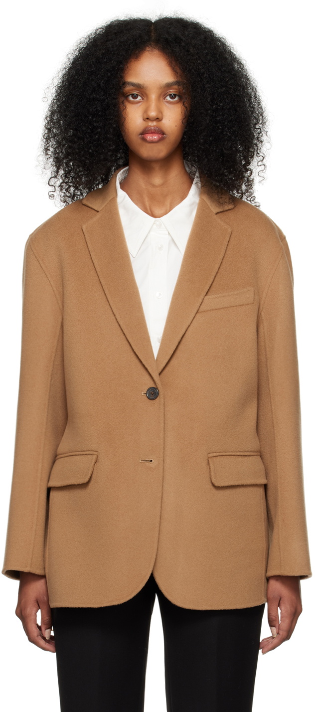 ANINE BING Tan Quinn Blazer ANINE BING