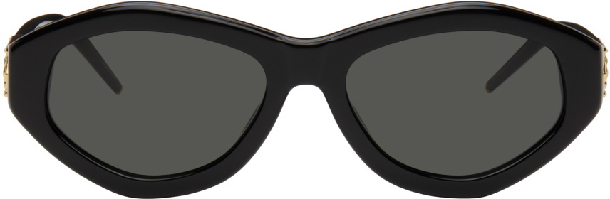 Casablanca Black Monogram Plaque Sunglasses Casablanca