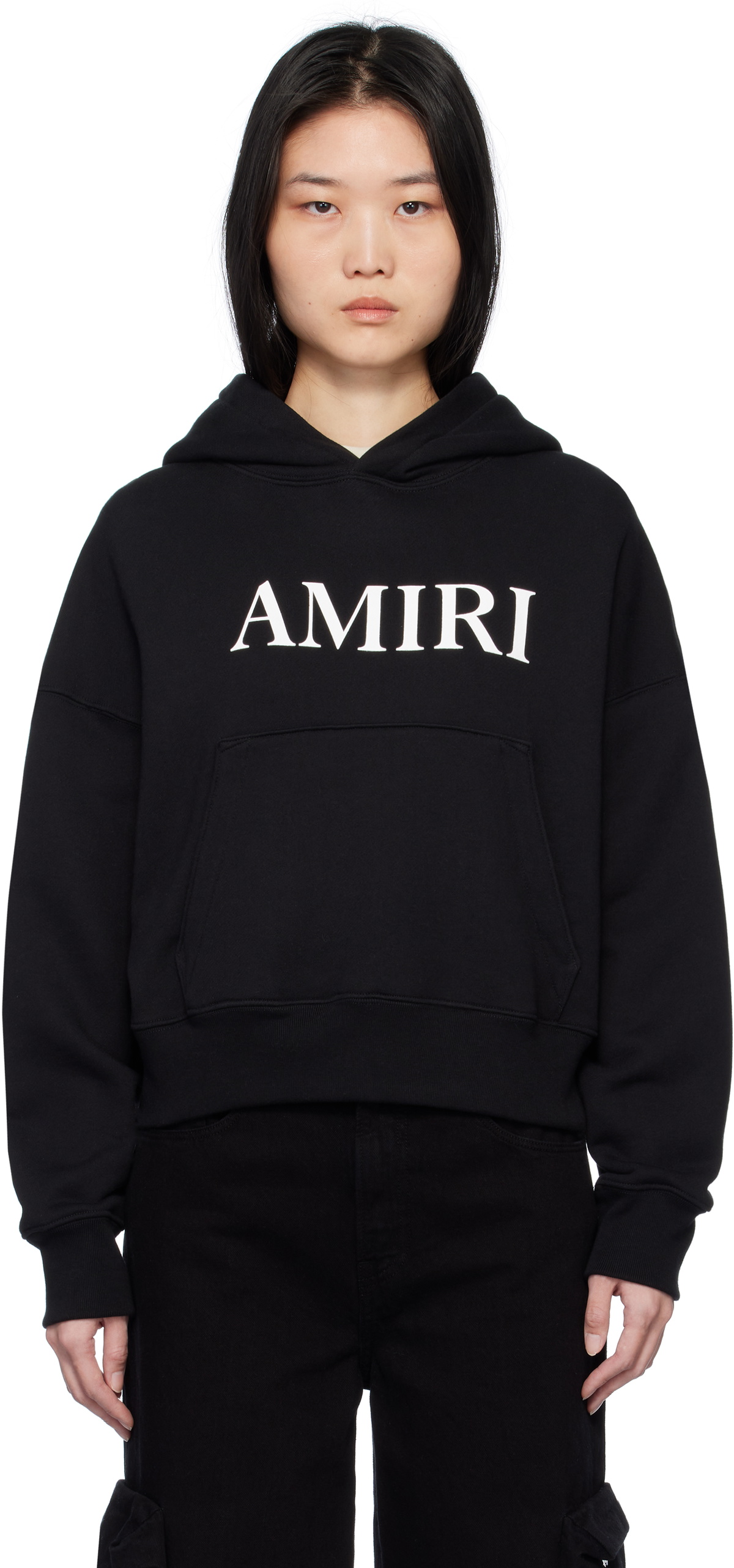 AMIRI Black 'AMIRI' Core Logo Hoodie Amiri