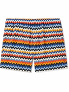 Missoni - Straight-Leg Mid-Length Striped Swim Shorts - Multi