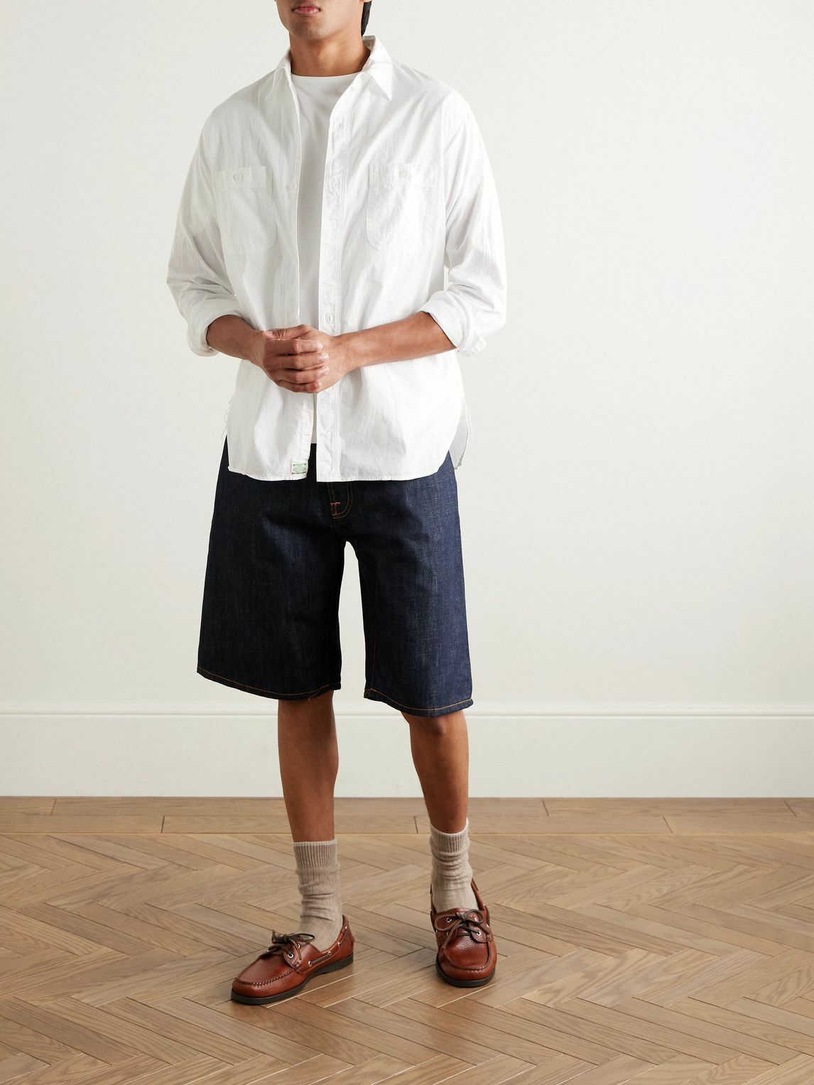 OrSlow - Cotton-Voile Shirt - White