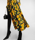 Balenciaga - Floral gloved jumpsuit
