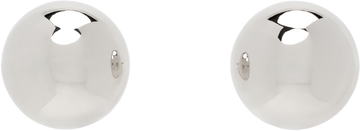 Photo: D'heygere Silver Ball Earrings