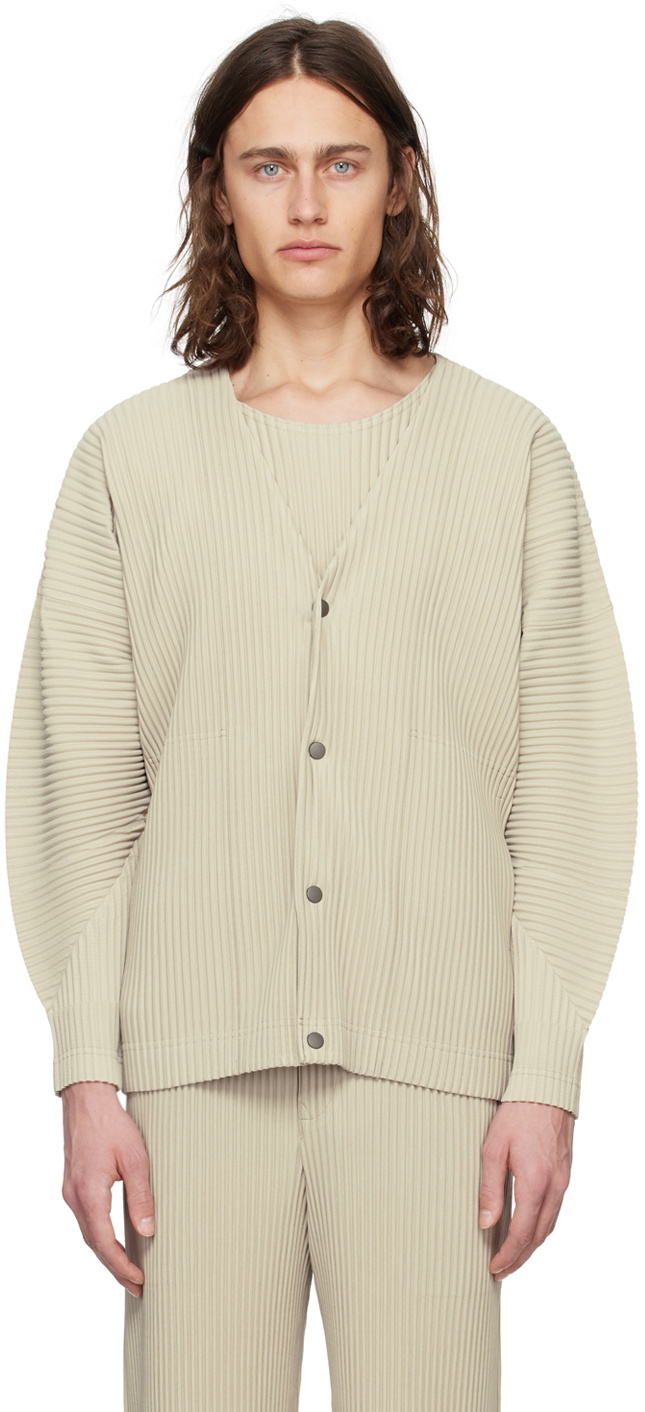 Cardigan beige shops homme