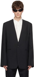 Acne Studios Black Collarless Blazer