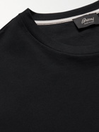 Brioni - Cotton-Jersey T-Shirt - Black